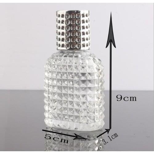 100pcs Glass Bottle with Spray Empty with Atomizer Refillable Bottles 30ml 50ml Pineapple Portable Glass Perfume Glass Bottle Sp