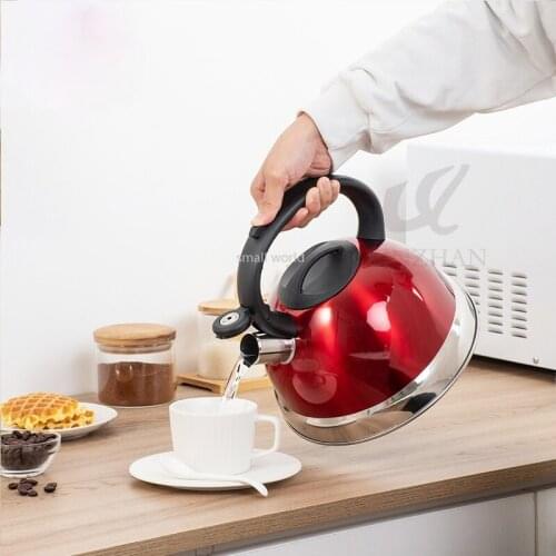 3L stainless steel chinese whistling kettle teapot whistling gas teapot stove kettle vintage kettle water kettle teapot