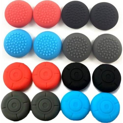 4Pieces Silicone Thumb Stick Grip Caps Joypad Analog Joystick Cover Case For Nintend Switch NS Controllers Joy-Con ThumbStick