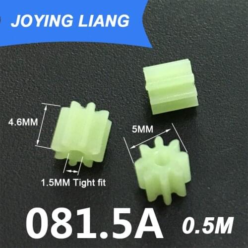 8 Teeth Gears 81.5A 82A 0.5M / 082A 0.6M / 082A Shoulder 0.8M Pinion Gears Factory Wholesale 5000pcs/bag