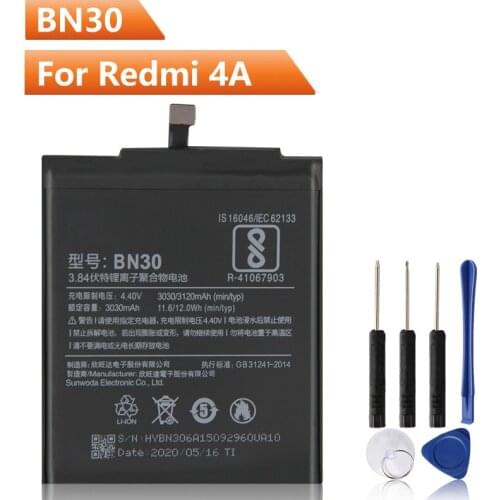 Agaring Xiaomi Redmi 4A Phone Batteries