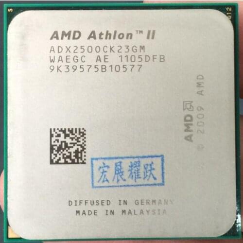 AMD Athlon II X2 250 X250 Dual-Core Desktop CPU AM3 938 CPU 100% working properly Desktop Processor