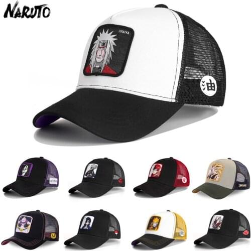 New Brand DRAGON BALL NARUTO JIRAYA All Styles Snapback Cotton Baseball Cap Men Women Hip Hop Dad Mesh Hat Trucker Hat