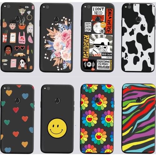 Phone Case for P8 Lite 2017 Back Cover 5.2" For Huawei Honor 8 Lite Case Silicone Coque For Huawei P9 Lite 2017 Case Bumper Etui