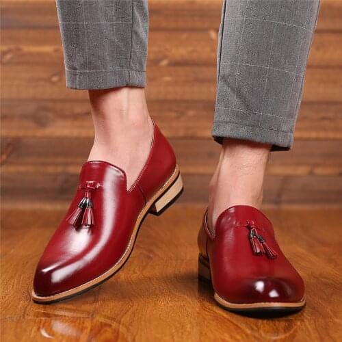 Coslony Mens Leather Shoes