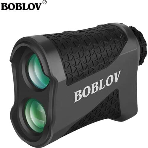 BOBLOV K600G Golf Range finder 600 Yards Golf rangefinder with Flaglock 6X Magnification Laser Range Finder Measure With bag