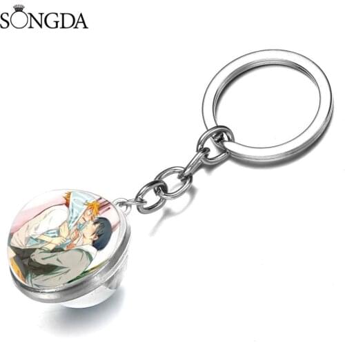 Classic Cartoon Haikyuu!! Keychains Silver Color Zinc Alloy Pendant Key Chain Ring Holder Metal Key Chain Gifts Gift Jewelry