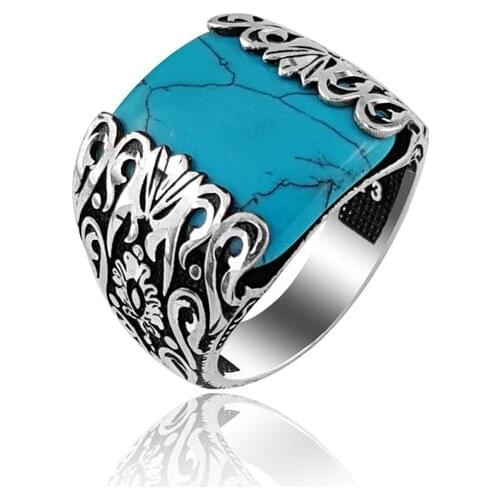 925 Silver Classic Daily Ottoman Caliph Ring