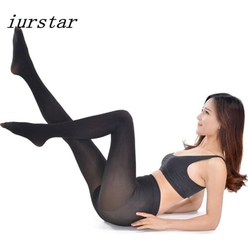 Iurstar 60D Spring Summer Tights Women High Elastic Thin Tights Mask pantyhose Steel Wire Anti-breakage Pantyhose Medias Mujer