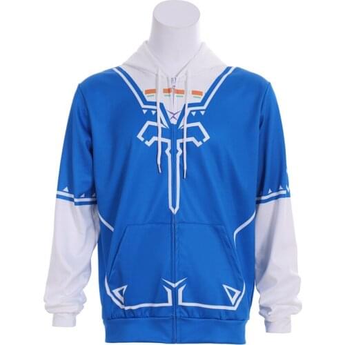 Cosplaydiy Game Cosplay Costume Top Jacekt Sweatshirt Hoodies Zipper Up Coat Sweatshirt L320