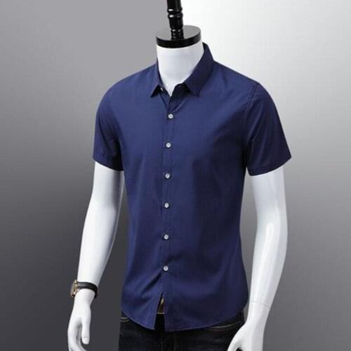 Fashion Design Short Sleeve Casual Shirt Mens Print Beach Blouse Summer Clothing Plus Asian Size M-XXXL