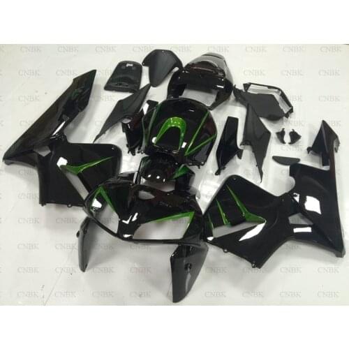 Fairings for CBR 600RR 06 CBR 600 RR Plastic Fairings 05 for Honda CBR600RR Motorcycle Fairing 2005 - 2006 glossy Black Green