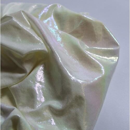 Gown Fabric Stretchy Magic Shiny Bronzing Costume DIY Stage Cosplay Dress Skirt Shirt Material