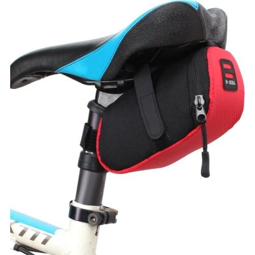 Bicycle Waterproof Saddle Bag Bike Waterproof Shockproof Storage Saddle Bag Seat Cycling Tail Rear Pouch Bag Saddle Accessories