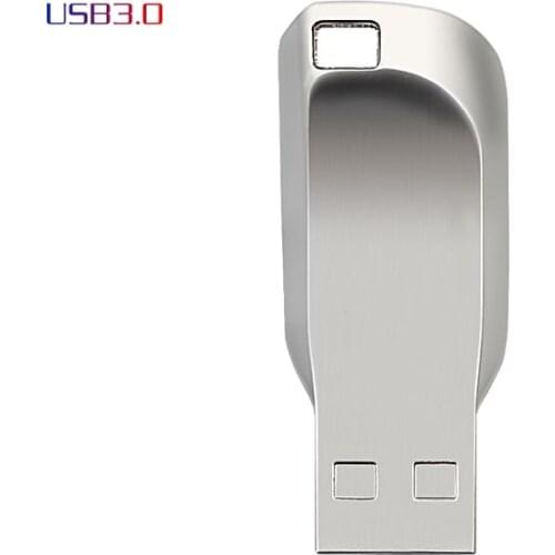 Usb3.0 flash 32GB 16GB 8GB 128GB pen drive pendrive sliver metal u disk memoria cel usb stick