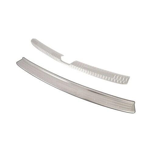 Inner + Outer Rear Bumper Protector Sill Plate Cover For Hyundai Sonata DN8 2020