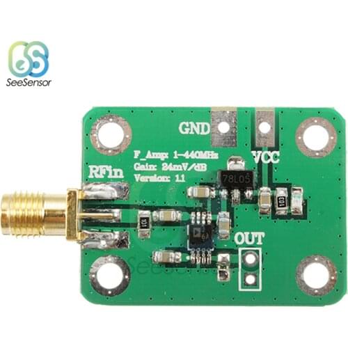 0.1-440 MHz AD8310 High Speed High Frequency RF logarithmic Detector Power Meter Module for Amplifier RSSI Pulse Detection