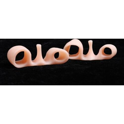 1 Pair Gel Toe Separators Toe Spacers Toe Stretchers for Men and Women Easy Wear in Shoes, Yoga and Sports Activities