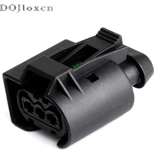 2 Sets 3 Pin KOSTAL Automotive Electrical Black Female Plug Waterproof Auto Wire Connector For BMW 09441311