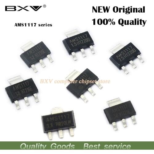 50PCS AMS1117 series AMS1117-3.3V AMS1117-ADJ AMS1117-1.8V AMS1117-1.2V AMS1117-5.0V AMS1117-2.5V AMS1117-3.3 AMS1117-5.0