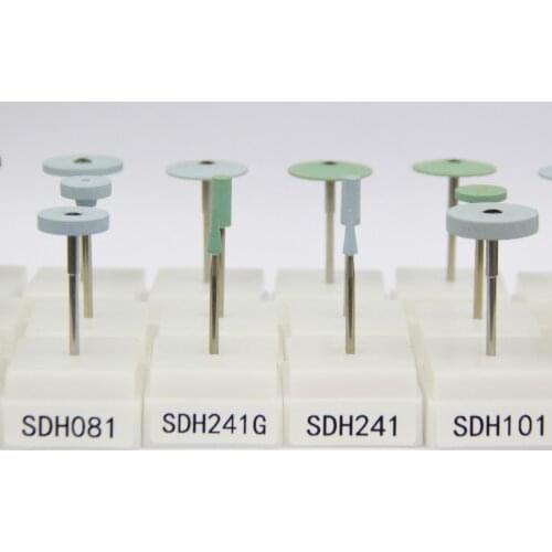 Green stone diamond stone grinder for zirconia ceramics crowns polisher,dry processing,smooth grinding