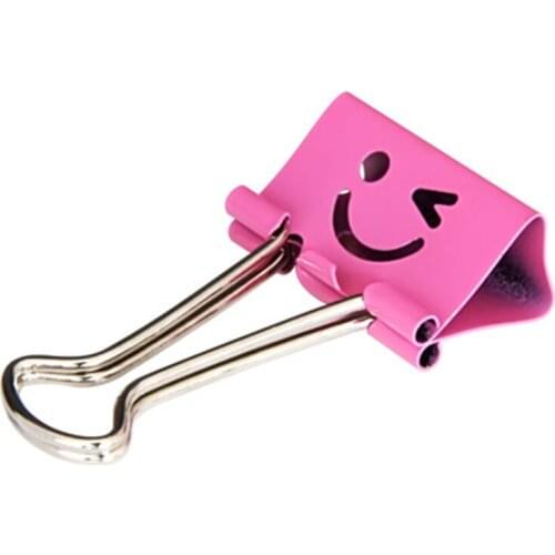 DL Effective 4# long tail clip 8486 sweet smile Clip Wallet dovetail 48 25mm Stationery for office supplies students