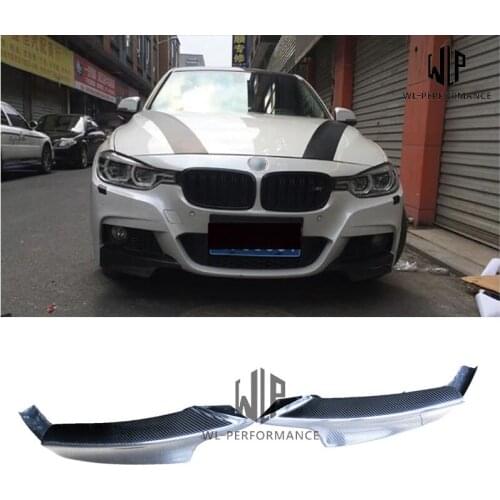 F30 F35 MT Front Bumper Side Splitters Car Styling Fit For BMW 3 Series F30 F35 MT Car body kit 12-UP