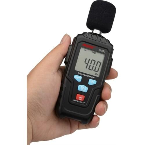 MESTEK Decibel Meter Audio Level Meter Logger 30-135dB Noise Measurement Sound Level Meter Detector Diagnostic tool SL620