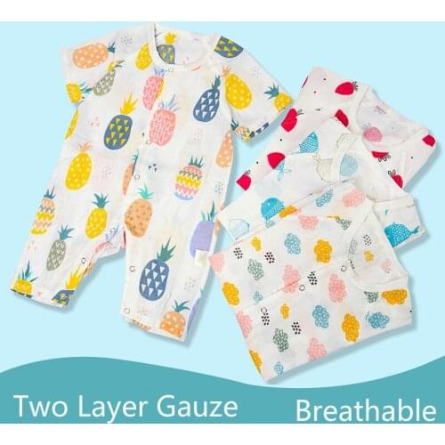 Newborn Summer Short Sleeves Outfit Boy Girls Bodysuit Newborn BabyClothes Infant Clothes Clothing Baby Jumpsuit Playsuit 0-18M