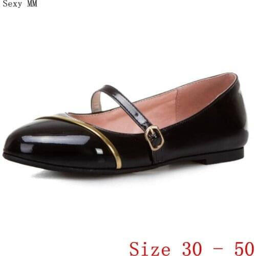 Slip On Shoes Loafers Girl Ballet Flats Women Flat Shoes Soft Comfortable Shoes Woman Small Plus Size 30 - 50