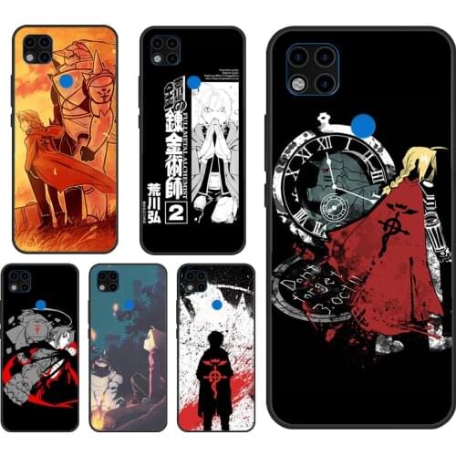 Edward Fullmetal Alchemist Phone Case For Xiaomi Redmi Note 10 9 Pro 8T 9S 7A 8A 9A 9C 9T K40 Redmi Note 8 Pro Cover