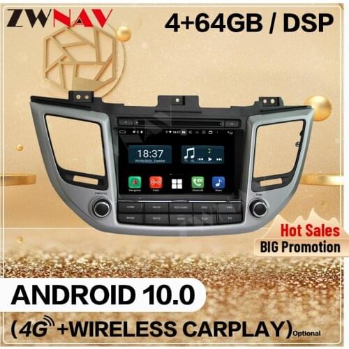 128GB Double Din For Hyundai Tucson 2017 IX35 Android 10.0Screen Multimedia Player Audio Radio GPS Navi Head Unit Auto Stereo
