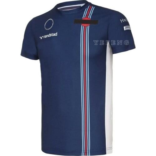 NEW Summer Breathable Fashion Blue Street Gear T-SHIRT F1 Formula One