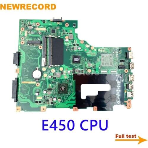 NEWRECORD EG70BZ REV 2.1 NBC1U11003 NB.C1U11.003 For gateway NE71B laptop motherboard E450 CPU onboard DDR3 main board full test