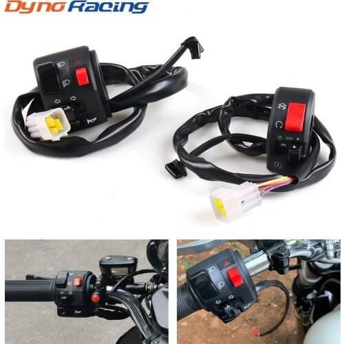 7/8" 22mm Motorcycle Switches Motorbike Horn Button Turn Signal Electric Fog Lamp Light Start Handlebar Controller Switch