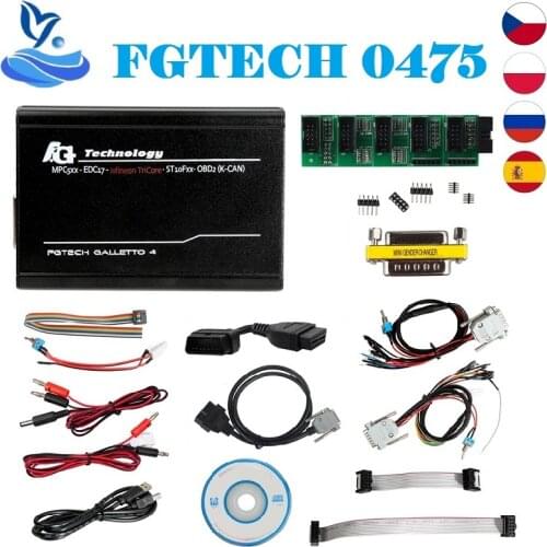 FGTECH Galletto 4 Master V54 FW 0475 EU Latest Version Auto ECU Chip Tuning Programmer FG TECH Unlock Version Multi-Language