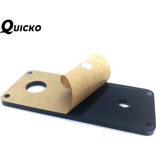 QUICKO OLED/LED T12 Black Acrylic Transparent Panel For Digital Soldering Iron Station Temperature Controller Aolly Case 87*37mm