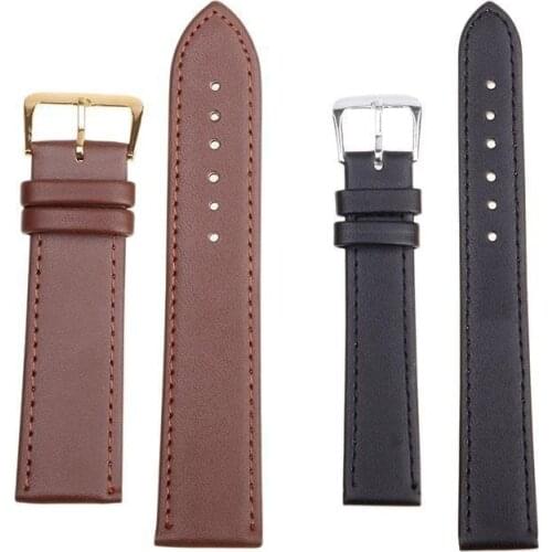 10 Colors Strap Watch Leather Watches Band 12mm 14mm 16mm 18mm 20mm 22mm 24mm For Women Men Watchbands Solid Color Watch Belts
