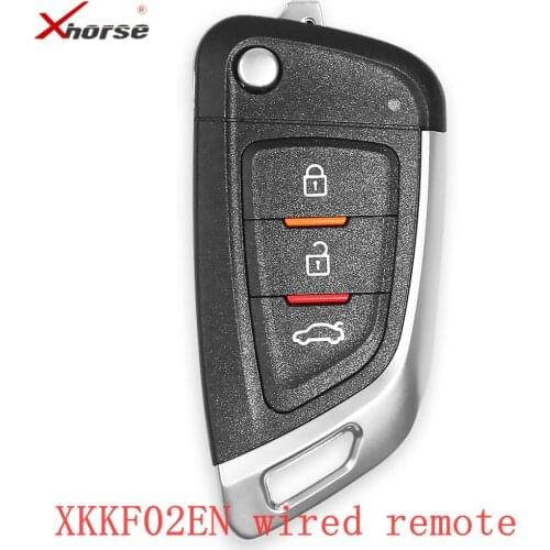 10pcs XHORSE XKKF02EN Universal Remote Car Key with 3 Buttons XK Generation / Cloning By VVDI key tool / VVDI2