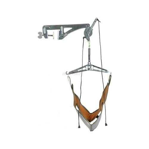 Cervical traction device sling home adult vertebral disease correction treatment stretching frame hanging neck pain door suspens