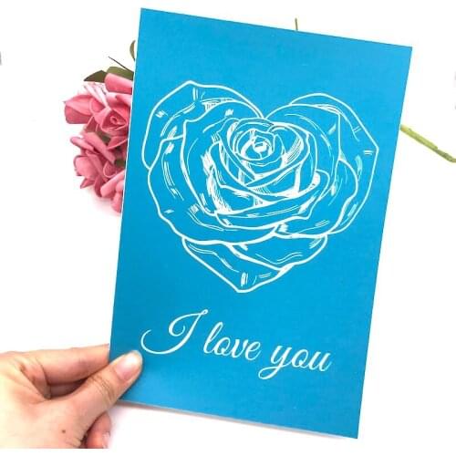 YPP CRAFT Rose Self-Adhesive Silk Screen Printing Mesh Transfers for DIY T-shirt Pillow Fabric Painting Paper Home Decoration