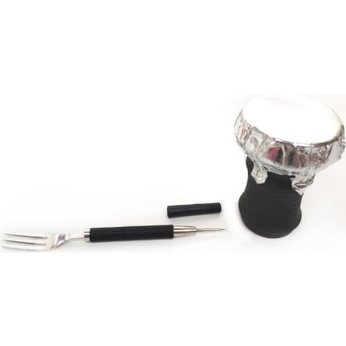 10Pcs Sheesha Kitchen Hookah Fork Foil Puncher For Bowl Shisha Chicha Narguile Cachimba Nargile Tobacco Cigarette Accessories