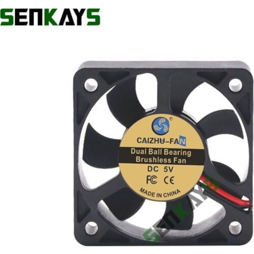 5010 DC 5V 12V 24V Dual Ball Bearing Cooling Fan 50MM 50x50x10mm Computer CPU Cooler Mini Small Exhaust Fan for 3D Printer XH2.5
