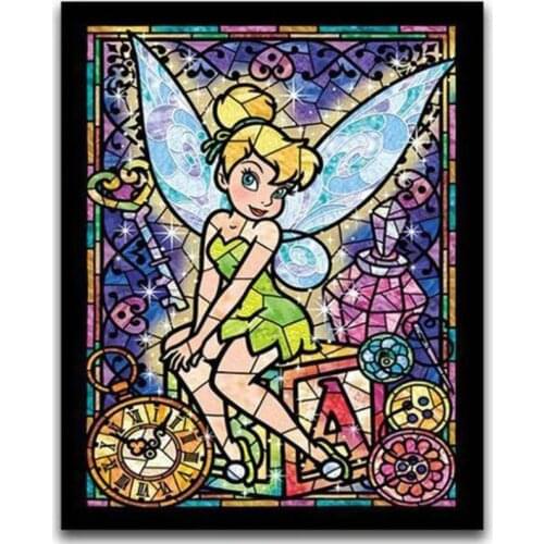 5D Diy Diamond Painting Cartoon Angel Girl Portrait Full Square/Round Diamond Embroidery Mosaic Kit HD Quality Handmade Products