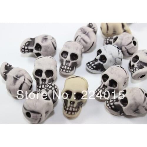Fashion Punk Jewelry Findings Skull/Skeleton Acrylic Spacer Beads Fit Punk Jewelry Beading Bracelets Necklaces Pendants DIY