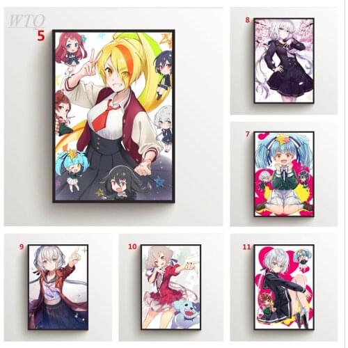 Zombieland Saga Konno Junko Anime Posters Canvas Painting Posters and Prints Wall Poster Wall Art Picture Home Decor Room Decor