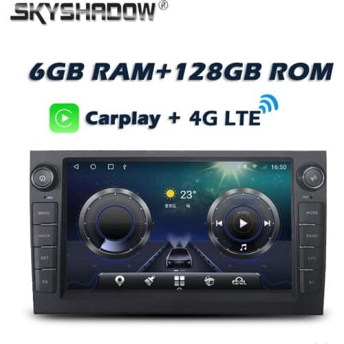 Carplay 8" DSP IPS Android 10.0 6GB +128GB Car DVD Player GPS WIFI Bluetooth RDS Radio For AUDI A4 SEAT EXEO S4 RS4 8E 2009-2012