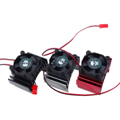 1/10 RC Motor Fans Radiator RC Parts Brushless Aluminum Electric for 1:10 RC 540/545/550 HSP HPI Wltoys Himoto Tamiya Heat Sink