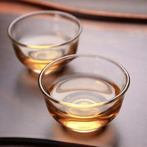 8pcs/1 lot Double Walled Coffee cup Clear Transparent Tea Cup Gift Ceramic bowls Tea storage Set Home accessories