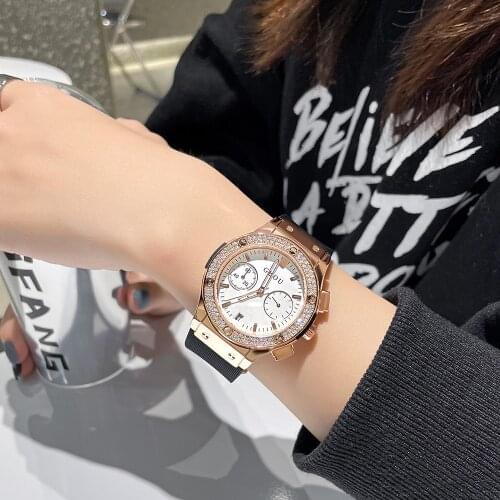 Top Brand Quartz Watch For Women Luxury Designer Casual Leather Band Ladies Wristwatches Fashion Watches For Women Montre Femme